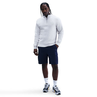 MEN'S NIKE 1/2 ZIP FLEECE PULLOVER BIRCH HEATHER FN3864-051