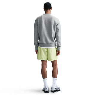 MEN'S NIKE CLUB FLEECE CREWNECK "DK GREY HEATHER/WHITE" FN3886-063