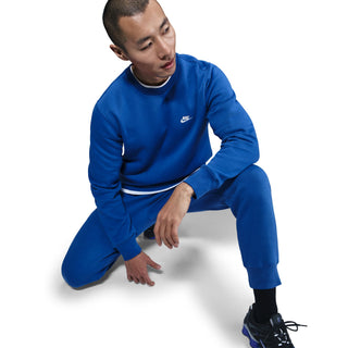 MEN'S NIKE CLUB FLEECE CREW NECK "GAME ROYAL" FN3886-480