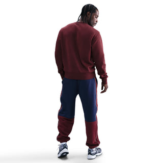 MEN'S NIKE CLUB FLEECE CREW NECK "DARK TEAM RED/WHITE" FN3886-619
