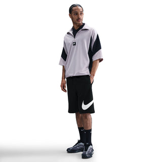 MEN'S NIKE CLUB FLEECE SWOOSH SHORTS "BLACK/WHITE" FN3906-010
