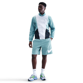 MEN'S NIKE CLUB FLEECE SWOOSH SHORTS "DENIM TURQUOISE/WHITE" FN3906-464