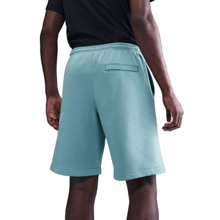 MEN'S NIKE CLUB FLEECE SWOOSH SHORTS "DENIM TURQUOISE/WHITE" FN3906-464