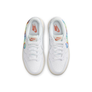 (PS) NIKE DUNK LOW SE 'WHITE/MULTI-COLOR-DARK PONY-LIGHT SILVER' FN4862-100