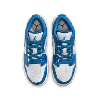 (GS) AIR JORDAN 1 LOW 'INDUSTRIAL BLUE'  FN9137-141