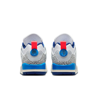 MEN'S AIR JORDAN SPIZIKE LOW " WHITE/BLUE VOIRD/ HOT LAVA" FQ1759-110