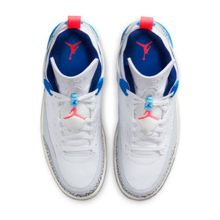 MEN'S AIR JORDAN SPIZIKE LOW " WHITE/BLUE VOIRD/ HOT LAVA" FQ1759-110