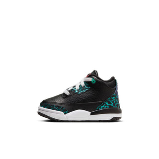 (TD) Jordan 3 Retro BLACK/SIREN RED-HYPER JADE-WHITE FV5439-001