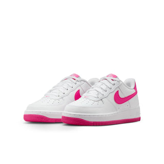 (GS) NIKE AIR FORCE 1 WHITE/LASER FUCHSIA FV5948-102