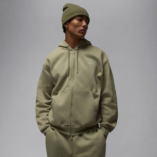 MEN'S JORDAN BROOKLYN FLEECE FULL ZIP-UP "MEDIUM KHAKI" FV7289-205