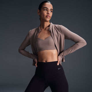 WOMEN'S NIKE ZENVY HIGH-WAISTED FLARED LEGGINGS "BLACK" FV7921-010