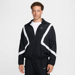 MEN'S NIKE ICON WOVEN BASKETBALL JACKET 'BLACK/WHITE'FZ0248-010