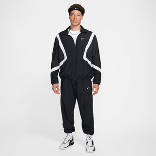 MEN'S NIKE ICON WOVEN BASKETBALL JACKET 'BLACK/WHITE'FZ0248-010