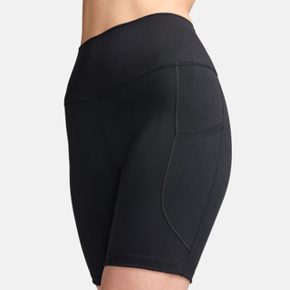 WOMEN'S NIKE ONE HIGH-WAISTED BIKER SHORTS WITH POCKETS "BLACK" FZ6758-010
