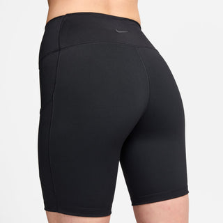 WOMEN'S NIKE ONE HIGH-WAISTED BIKER SHORTS WITH POCKETS "BLACK" FZ6758-010