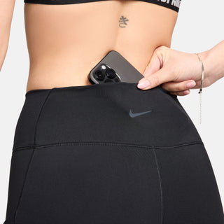WOMEN'S NIKE ONE HIGH-WAISTED BIKER SHORTS WITH POCKETS "BLACK" FZ6758-010