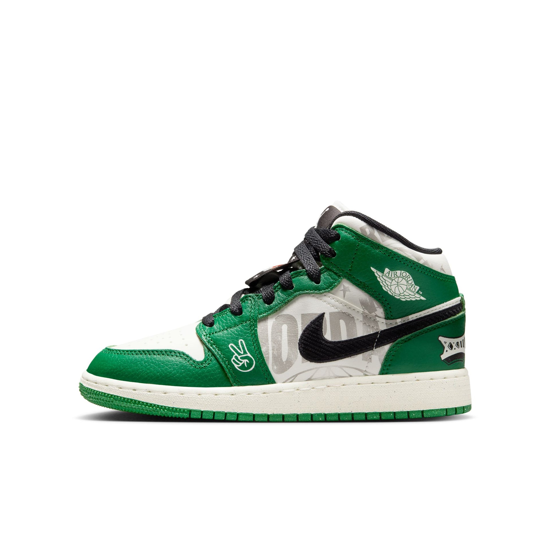 (GS) AIR JORDAN MID SE 'PINE GREEN/SAIL' HF3200-300