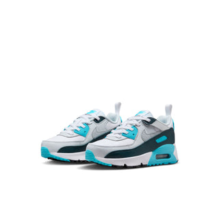 Nike Air Max 90 EasyOn BLANC/GRIS LOUP-BLEU BALTIQUE-MARINE ARMÉE HF6357-100