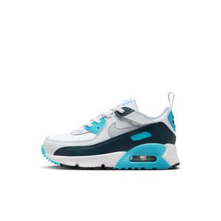 Nike Air Max 90 EasyOn BLANC/GRIS LOUP-BLEU BALTIQUE-MARINE ARMÉE HF6357-100
