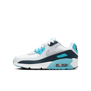 Nike Air Max 90 BLANC/GRIS LOUP-BLEU BALTIQUE-MARINE ARMÉE HF6358-100