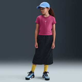 KIDS NIKE SPORTSWEAR CROPPED TEE 'SWEET BEET' HF7010-634