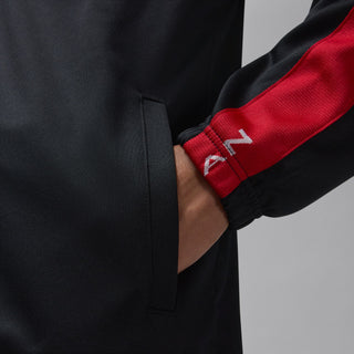 MEN'S AIR JORDAN ESSENTIALS TRACKSUIT JACKET 'BLACK/RED/WHITE' HF9339-011