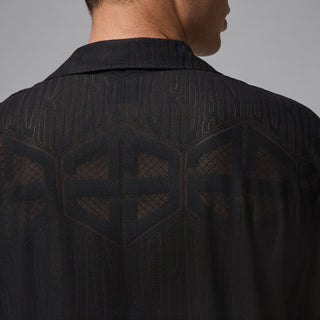 MEN'S JORDAN FLIGHT SHORT-SLEEVE KNIT TOP "BLACK" HF9363-010