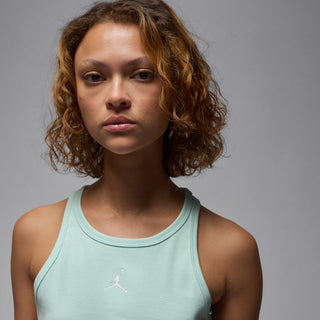 WOMEN'S JORDAN ESSENTIAL RIB CROP TANK 'SEAFOAM' HF9474-357
