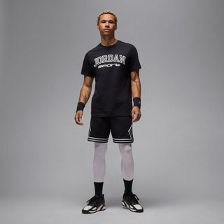 MEN'S JORDAN SPORT DRI-FIT MESH DIAMOND SHORTS "BLACK/WHITE" HF9910-010