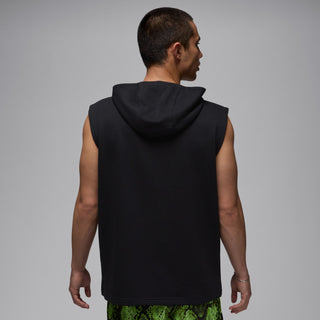 MEN'S JORDAN SPORT CROSSOVER DRI-FIT SLEEVELESS PULLOVER HOODIE "BLACK/WHITE" HF9938-010