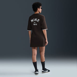 WOMEN'S NIKE SPORTSWEAR T-SHIRT DRESS "VELVET BROWN" HJ0322-220