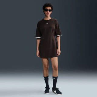 WOMEN'S NIKE SPORTSWEAR T-SHIRT DRESS "VELVET BROWN" HJ0322-220
