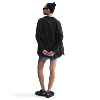 WOMEN'S NIKE SPORTSWEAR CHILL POPLIN "BLACK/BLACK" HJ0715-010