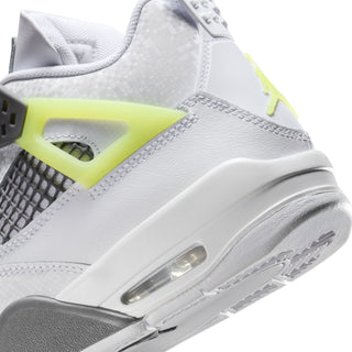 (GS) AIR JORDAN 4 RETRO 'WHITE/LT LEMON TWIST-LT GRAPHITE' HJ5990-100