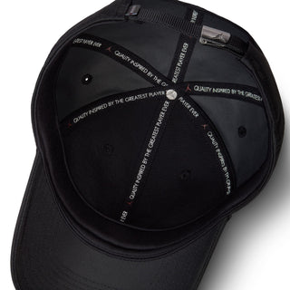 JORDAN RISE STRUCTURED METAL JUMPMAN HAT 'BLACK/WHITE' HM5750-010