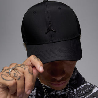 JORDAN RISE STRUCTURED METAL JUMPMAN HAT 'BLACK/WHITE' HM5750-010