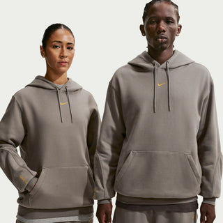 MEN'S NIKE NOCTA CARDINAL FLEECE PULLOVER HOODIE "OLIVE GREY/YELLOW OCRE " HM5762-040