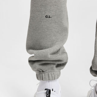 MEN'S NIKE NOCTA FLEECE CS SWEATPANTS CUFFED "DARK GREY HEATHER" HM5764-063