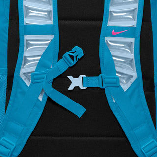 NIKE VARSITY ELITE BACKPACK 32L "LT CURRENT BLUE/BLACK/LASER FUCHSIA" HM9965-418