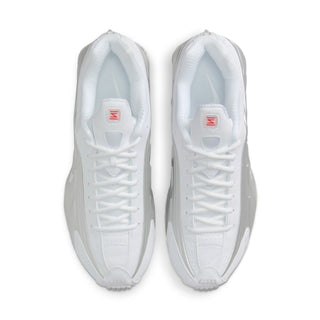 MEN'S NIKE SHOX R4 WHITE/METALLIC SILVER-WHITE HQ1988-101