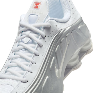 MEN'S NIKE SHOX R4 WHITE/METALLIC SILVER-WHITE HQ1988-101