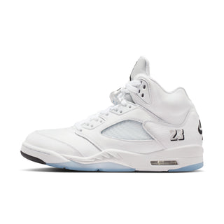 MEN'S AIR JORDAN 5 RETRO "WHITE METALLIC" HQ7978-103