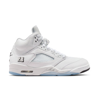 MEN'S AIR JORDAN 5 RETRO "WHITE METALLIC" HQ7978-103