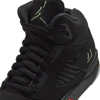 PS KID'S JORDAN 5 HALLOWEEN LACK/BLACK-PICANTE RED-GLOW N THE DARK HQ7979-001