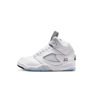 (PS) AIR JORDAN 5 RETRO "WHITE METALLIC SILVER" HQ7979-103