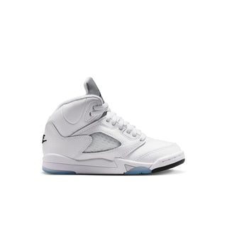 (PS) AIR JORDAN 5 RETRO "WHITE METALLIC SILVER" HQ7979-103
