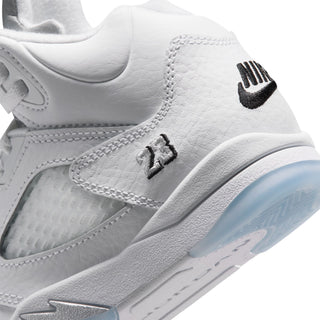 (PS) AIR JORDAN 5 RETRO "WHITE METALLIC SILVER" HQ7979-103