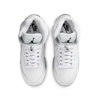 (GS) AIR JORDAN 5 RETRO "WHITE METALLIC" HQ7980-103