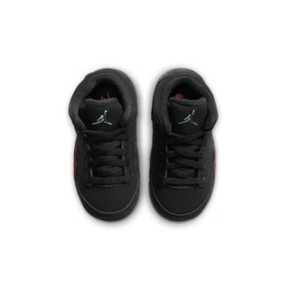 TD KID'S JORDAN 5 HALLOWEEN LACK/BLACK-PICANTE RED-GLOW N THE DARK HQ7981-001