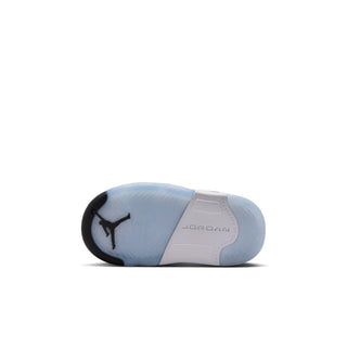 (TD) AIR JORDAN 5 RETRO "WHITE METALLIC SILVER" HQ7981-103